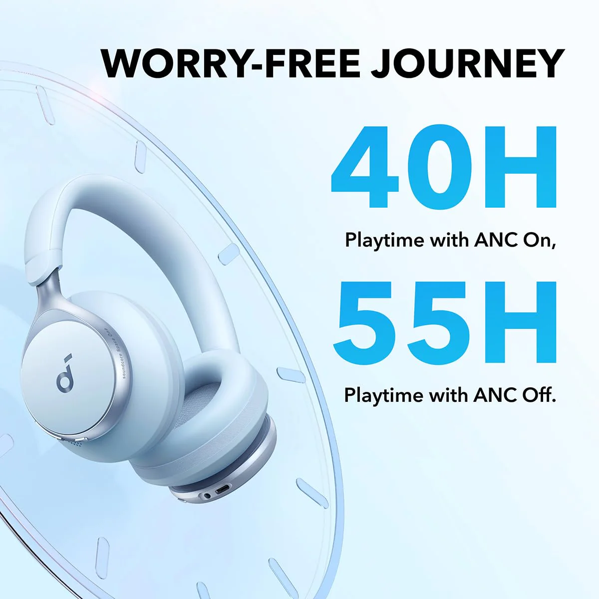 soundcore Space One | Active Noise Cancelling Headphones - Image 5