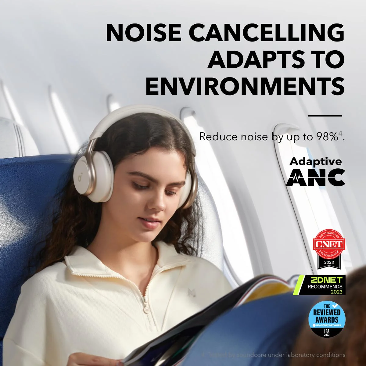 soundcore Space One | Active Noise Cancelling Headphones - Image 9